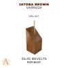 Jatoba Brown Varnish-35x35 Bevel 75 Bust