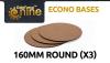 GF9 Econo Bases 160mm Round (x3)