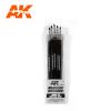 Set Of 5 Silicone Brushes Hard Tip Medium