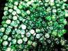 DZTV Green Pearlescent Dice 16mm x 10 
