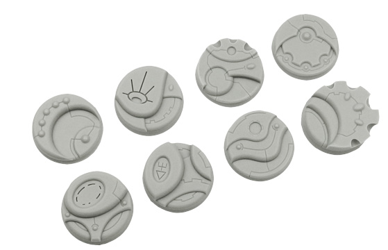 Wraithstone Bases, Round 28mm (5)