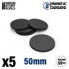 HDF 3mm Bases Round 50mm (5)