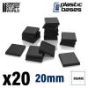 HDF 1,5mm Bases 20x20mm (20)