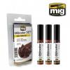Rust Tones Oilbrusher Set