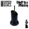 Tapered Round Bust Plinth 3.5x3.5cm Black