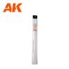 Rod 1.00 diameter x 350mm - STYRENE STRIP