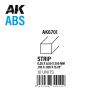 Strips 0.25 x 0.50 x 350mm - ABS STRIP